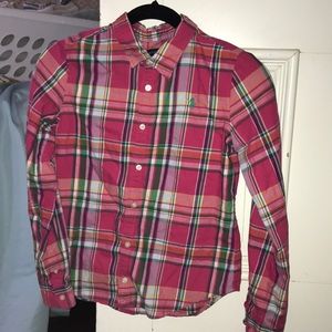 Kids Ralph Lauren plaid long sleeve shirt